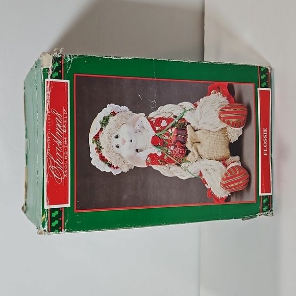 House of Lloyd VTG Christmas Around the World Flossie Bunny Red Green - Picture 9 of 9